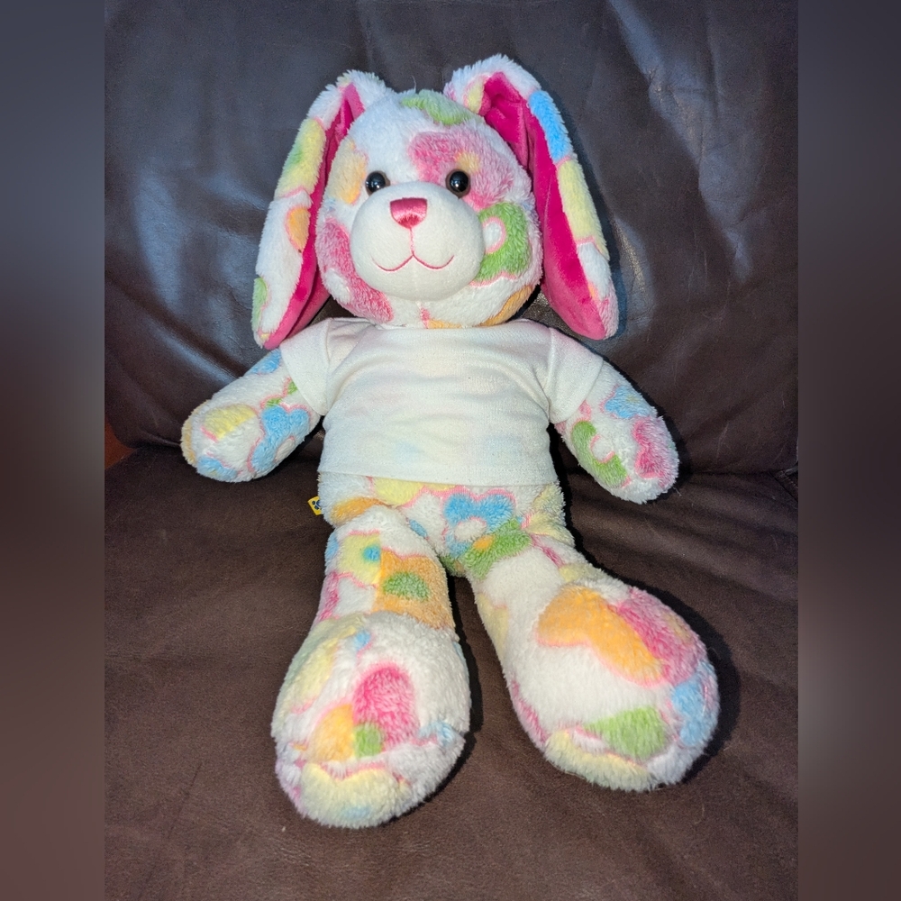 2010 Build A Bear, Blossom Bunny Plush